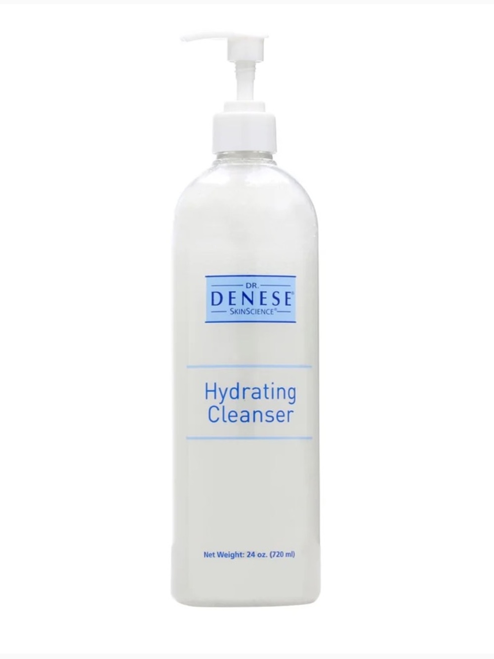 Dr. Denese Mega Size Hydrating Cleanser – White Pump Bottle 24oz